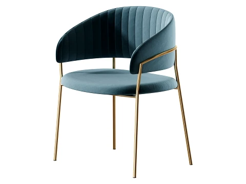 Glam Home Kitchen Dining Chair 3D Model