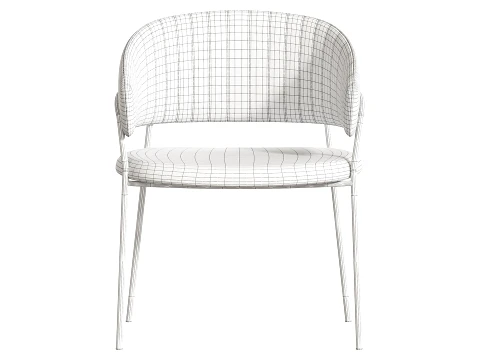 Glam Home Kitchen Dining Chair 3D Model