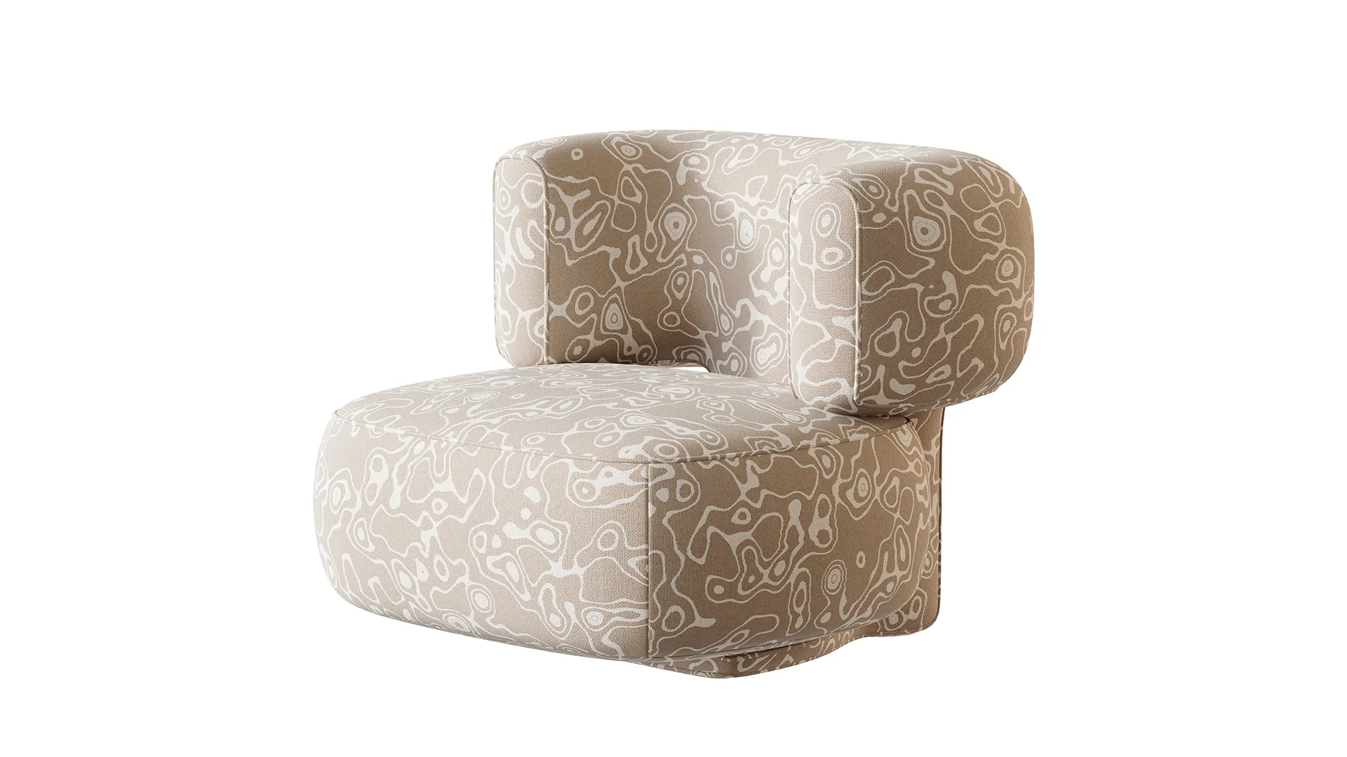 Litho armchair 3D Model .c4d .max .obj .3ds .fbx .stl .blend