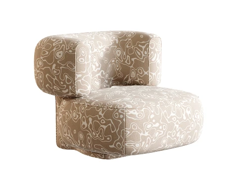 Litho armchair 3D Model