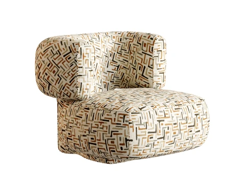 Litho armchair 3D Model