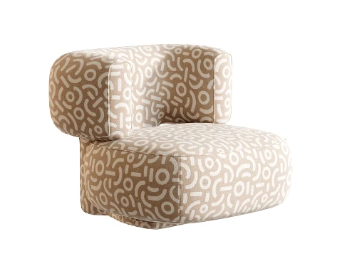Litho armchair 3D Model