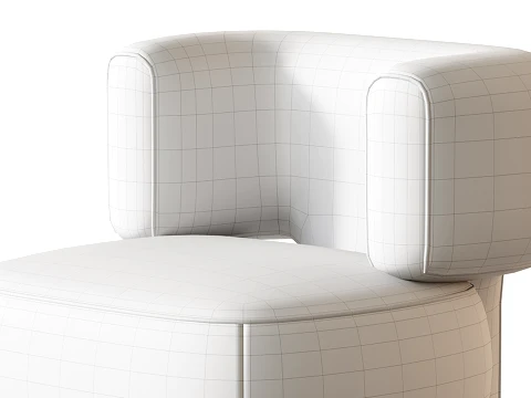Litho armchair 3D Model