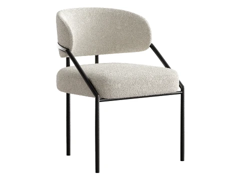 Metal Kitchen and Dining Room Chair 3D Model