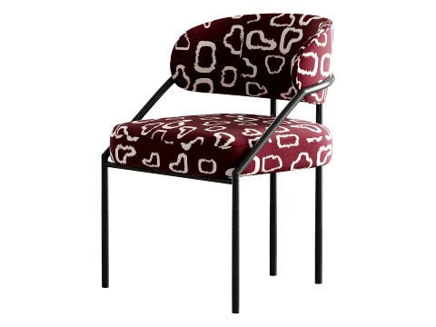 Metal Kitchen and Dining Room Chair 3D Model