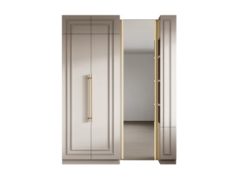 Neoclassical Style Hallway 13 3D Model