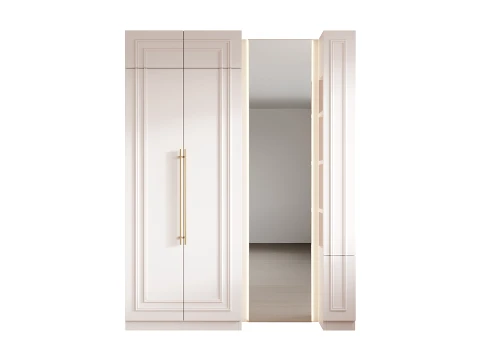 Neoclassical Style Hallway 13 3D Model