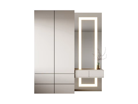 Neoclassical Style Hallway 19 3D Model