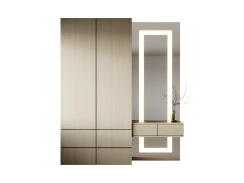 Neoclassical Style Hallway 19 3D Model
