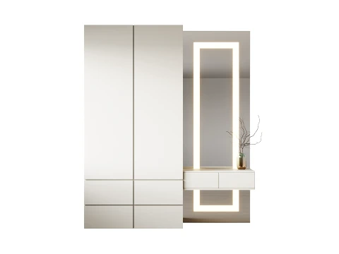 Neoclassical Style Hallway 19 3D Model