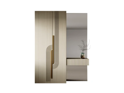 Neoclassical Style Hallway 20 3D Model