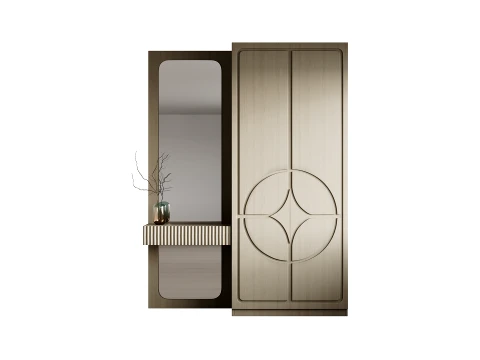 Neoclassical Style Hallway 21 3D Model