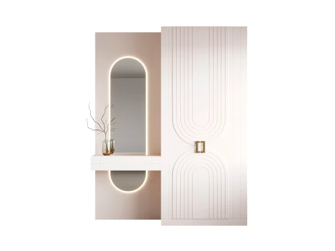 Neoclassical Style Hallway 22 3D Model