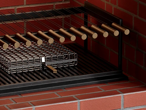 Outdoor Kitchen 02 3D Model