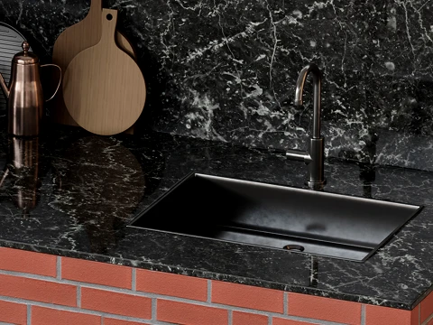 Outdoor Kitchen 02 3D Model