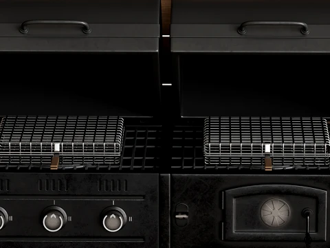 Outdoor Kitchen 03 3D Model