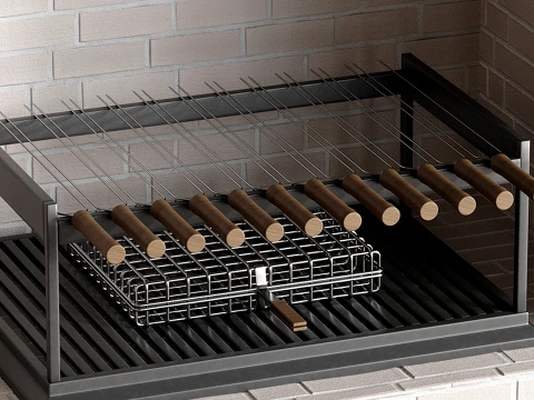 Outdoor Kitchen 04 3D Model