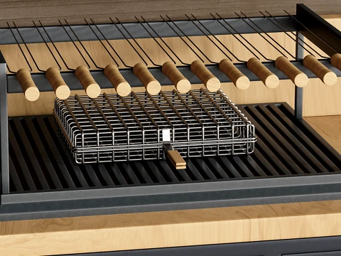Outdoor Kitchen 05 3D Model