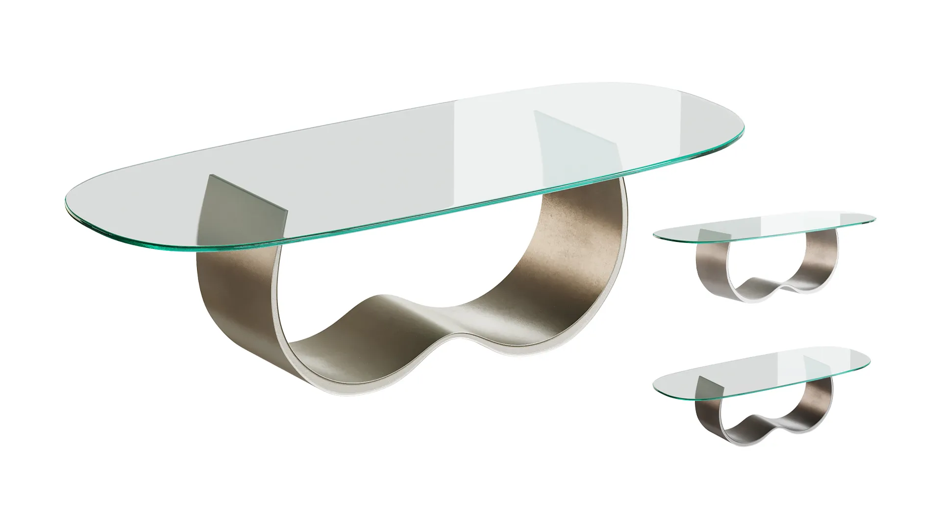 ALISEI glass top 3D Model .c4d .max .obj .3ds .fbx .stl .blend
