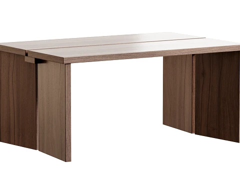 Amad oak wood coffee tables 3D Model