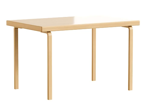 Artek Alvar Aalto Table 81B 3D Model