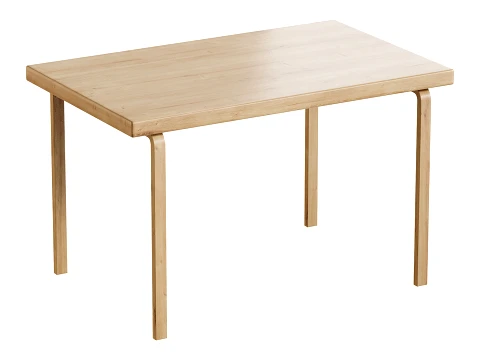 Artek Alvar Aalto Table 81B 3D Model