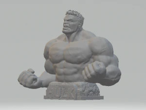 Lampada Hulk Modello 3D