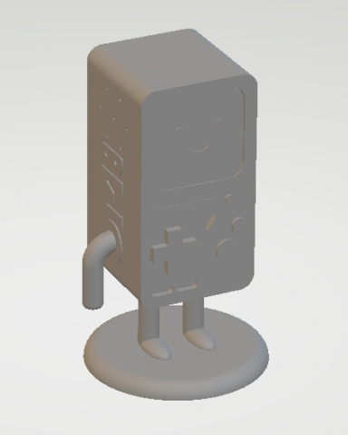 BMO Adventure Time 3D मॉडल .c4d .max .obj .3ds .fbx .stl .blend 