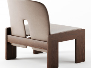 Scarpa Lounge Chair 925 by Afra 3D मॉडल