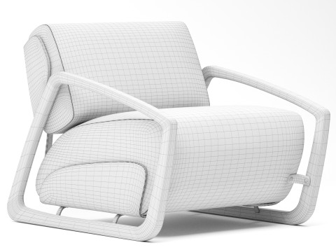 Hector Armchair by Pepe Lima 3D Model