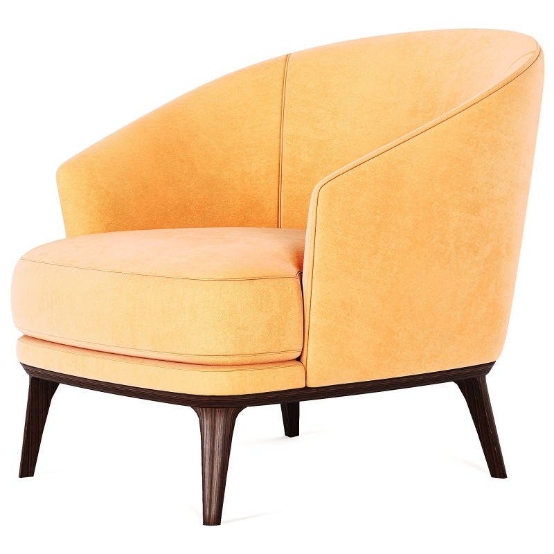 Armchair Amy by Bielefelder Werksttten 3D Model .c4d .max .obj .3ds .fbx .stl .blend