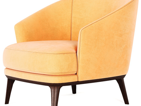 Armchair Amy by Bielefelder Werksttten 3D Model