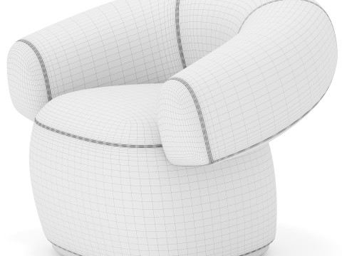 Moroso Ruff Armchair 3D Model
