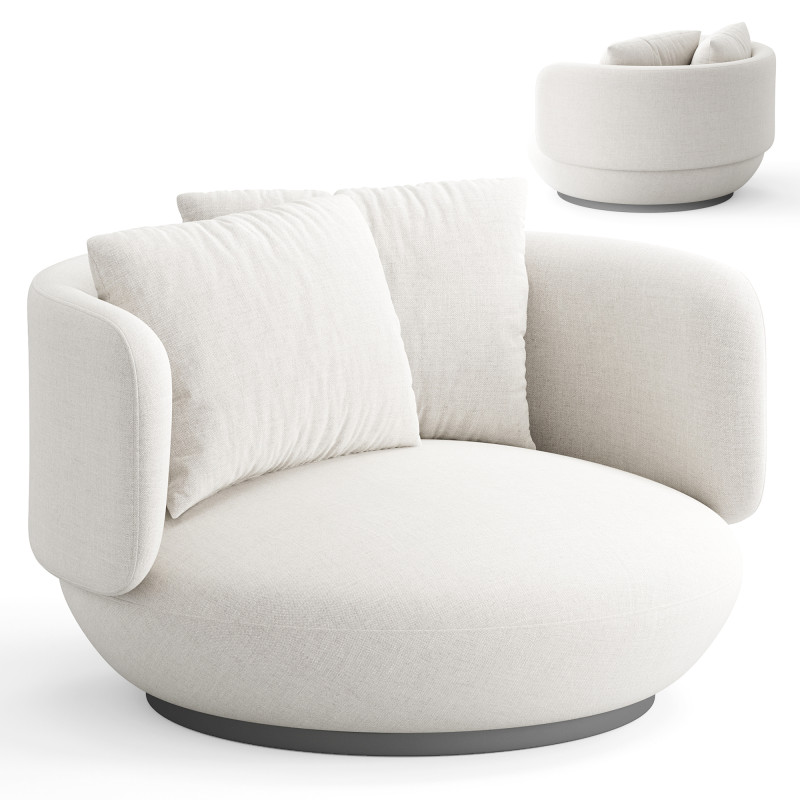 Байша Кресло 3D Модель .c4d .max .obj .3ds .fbx .stl .blend 