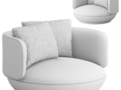 Baixa Armchair 3D Model