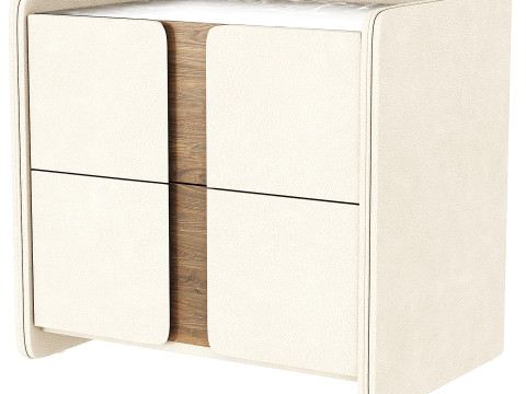 CHARLOTTE Sintered Stone Nightstand Modelo 3D