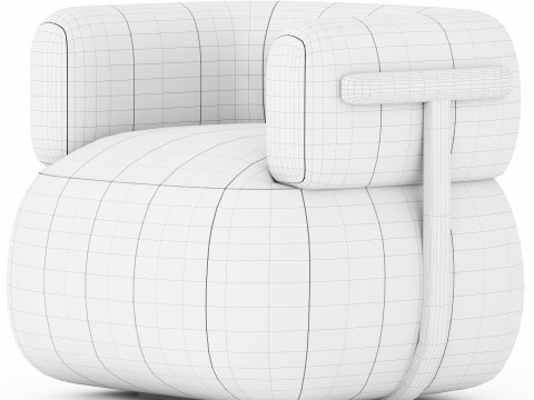 Doss Swivel Chair Modello 3D