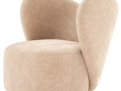 Norr11 Little Big Stoffstuhl 3D Modell