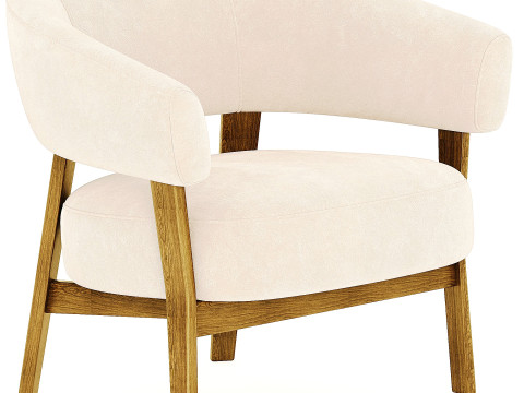 Juno Chair by Westelm 3D Model