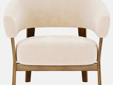 Juno Chair by Westelm 3D Model