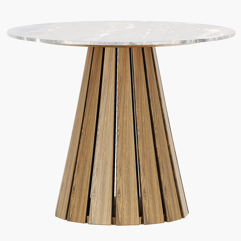 Lynn Dining Table Model 3D .c4d .max .obj .3ds .fbx .stl .blend 