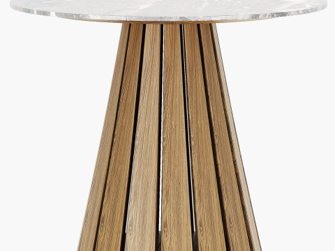 Lynn Dining Table 3D Модель