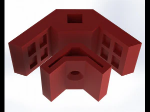 CONECTOR 90 PARA ARMAR MUEBLES 3D Print Model