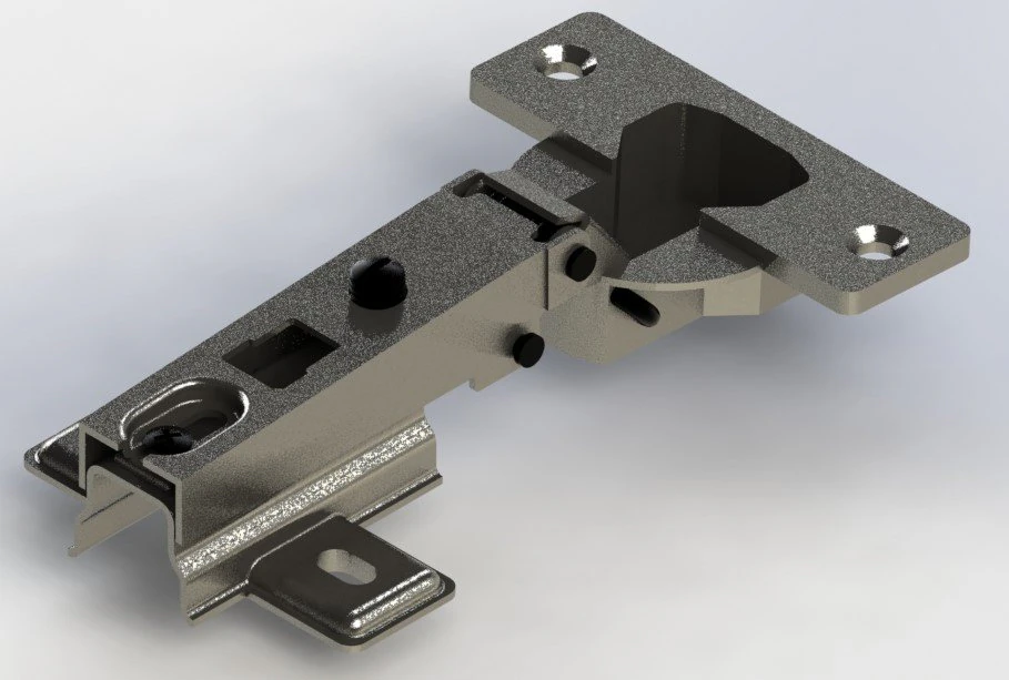 Hinge Cabinet Flat 3D Print Model .c4d .max .obj .3ds .fbx .stl .blend 