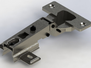 Hinge Cabinet Flat 3D Принт Модель