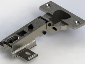 Hinge Cabinet Flat 3D Print Model