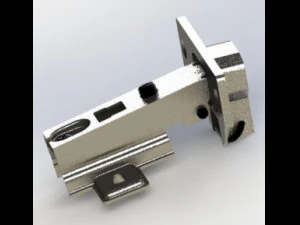 Hinge Cabinet Flat 3D Print Model