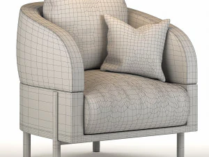 JACQUESarmchair 3D Model