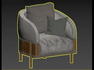 JACQUESarmchair 3D Model