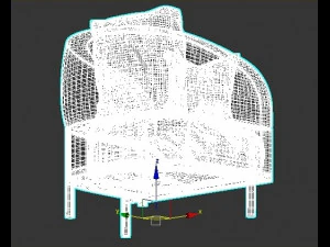 JACQUESarmchair 3D Model
